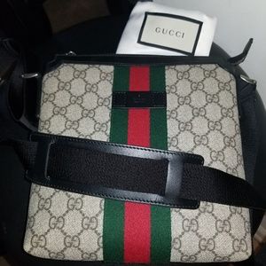 Web Gucci Supreme Messenger Bag